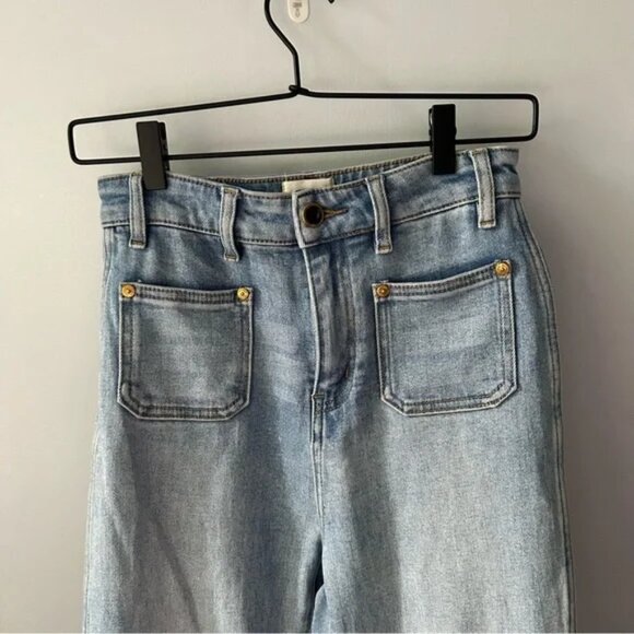 Khaite Raquel Crop Flare Jeans - Picture 1 of 8